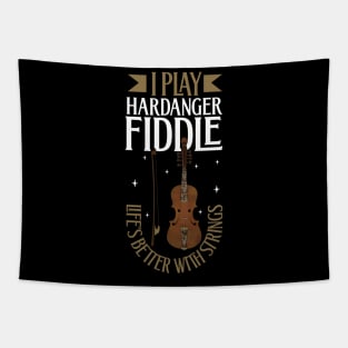 I play Hardanger fiddle Tapestry