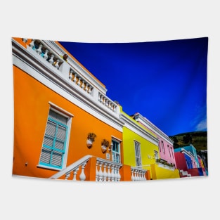 Colorful Houses in Cape Town Tapestry