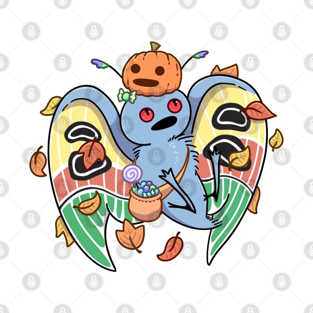 Halloween Mothman by ziodynes098