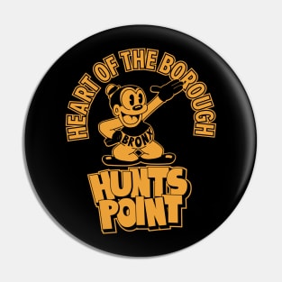 Hunts Point Bronx NYC - Comic-Style Pin