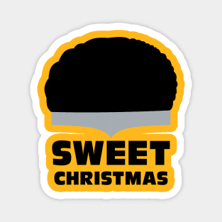 Sweet Christmas-Afro Magnet