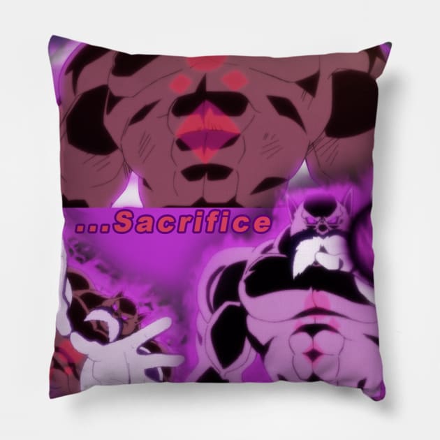 Nug . Toppo . Sacrifice your ideals . Pillow by Nug