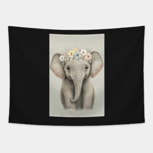 Pretty Elephant Tapestry