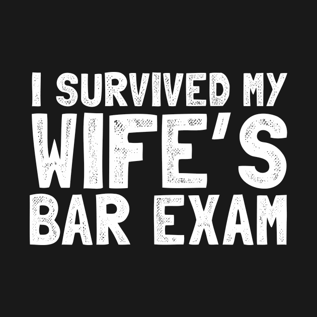 I survived my wife's bar exam by Shirtttee