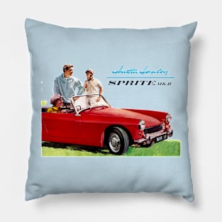 AUSTIN HEALEY SPRITE - advert Pillow