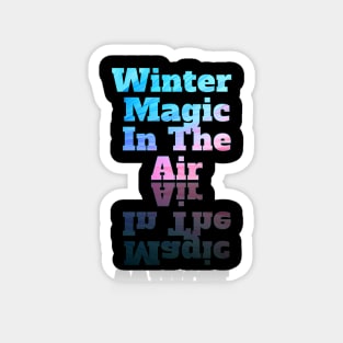 Cute Winter Quotes Magnet
