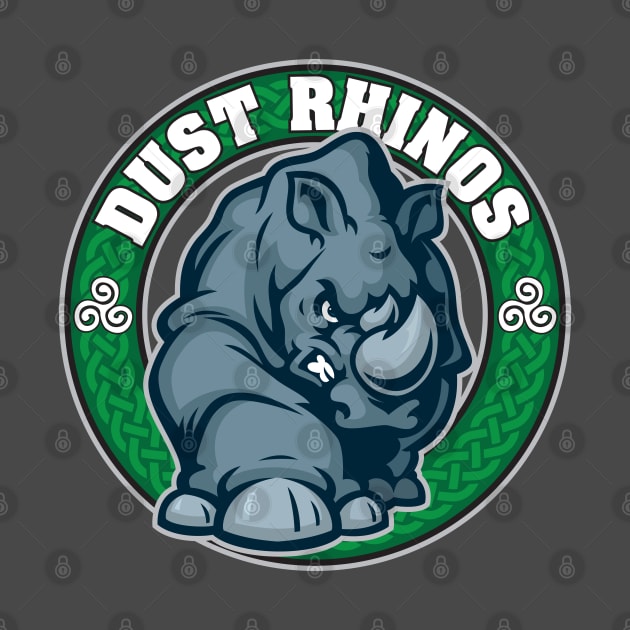 Dust Rhinos Team Logo by Dust Rhinos Swag Store