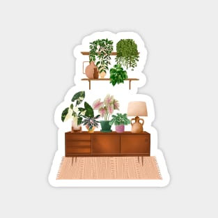 House plants collection 40.5 Magnet