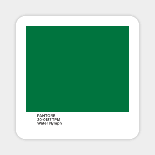 pantone 20-0187 TPM Water Nymph Magnet