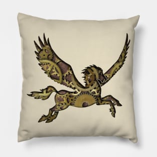 Clockwork Pegasus Pillow