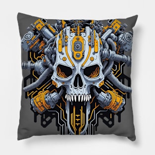 Mecha Skull S01 D14 Pillow