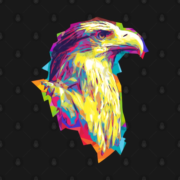 Wpap Pop Art Eagle Abstarct art by Piomio