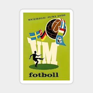 1958 FIFA Football / Soccer World Cup in Sweden Magnet