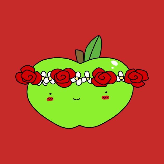 Flower Crown Green Apple by saradaboru