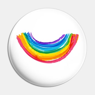 Rainbow Smile Rainbow Colors Pin