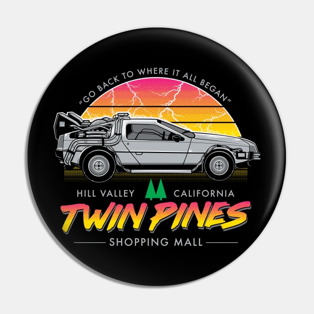 Back to the Mall Pin by Nemons