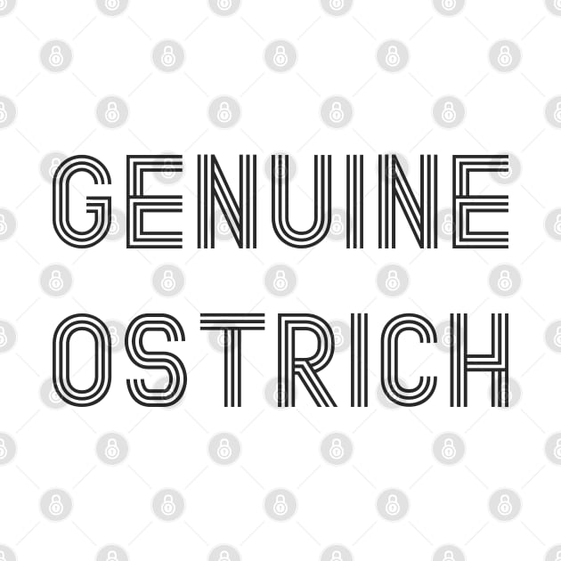 Genuine Ostrich by area-design