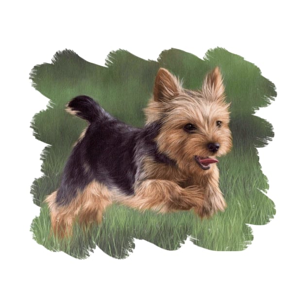 Yorkshire Terrier Painting by rachelstribbling