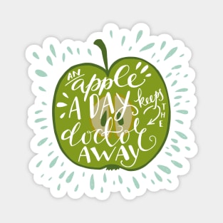 an apple a day Magnet