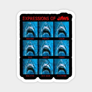 Expressions of Jaws Magnet