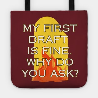 My first draft. Tote