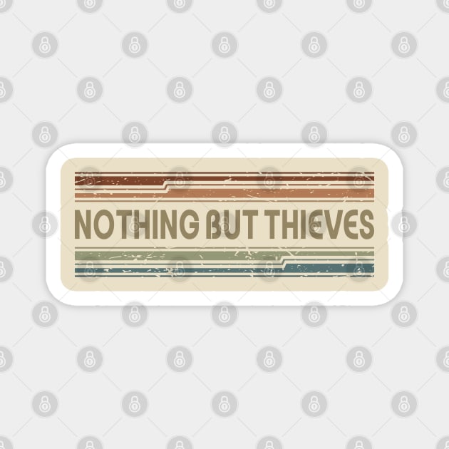 Nothing But Thieves Retro Lines Magnet by casetifymask