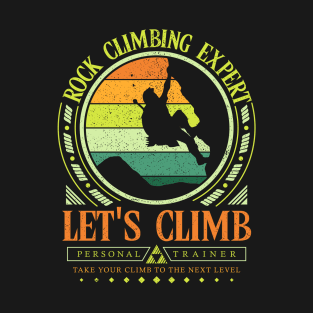 Rock Climbing Expert for Gamers T-Shirt