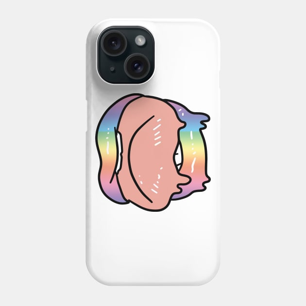 Rainbow Ombre Lips Phone Case by saradaboru