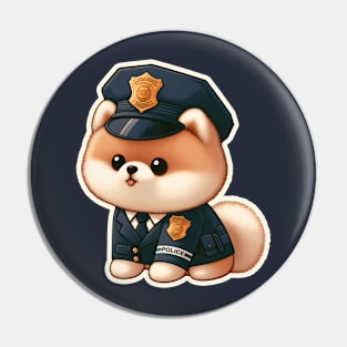 Pomeranian Police Pin