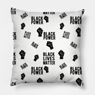 Black Lives Matter Masks Black Power mask , black power fist , black power pride Pillow