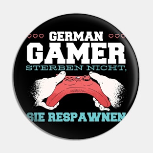 German Gamer Pin