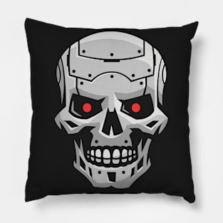 Killer Robot Cartoon Pillow