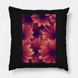 Beautiful Red Burgundy Flowers, for all those who love nature #98 Pillow