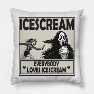 Everybody Loves Ice-Scream Pillow