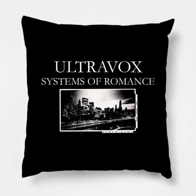 Ultravox - Systems Of Romance Pillow by Listen To The Sirens