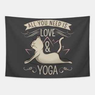 All you need is Yoga and Love Tapestry