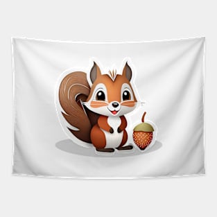 Squirrel Acorn Tapestry