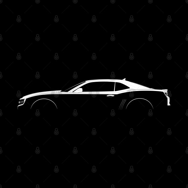 Chevrolet Camaro SS Silhouette by Car-Silhouettes