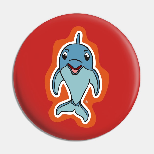 Little Dolphin Pin by MBK