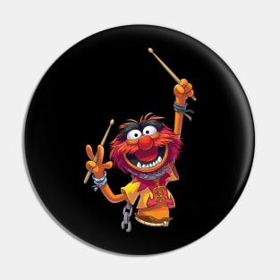 The Grunge Drummer In Puppet Show Pin