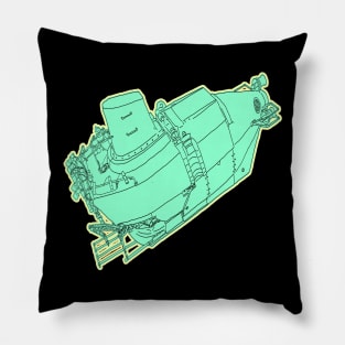 Deep Sea Submarine Pillow