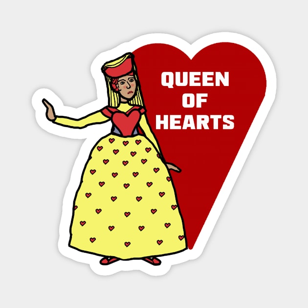 Queen of Hearts Magnet by LochNestFarm