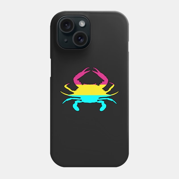 Blue Crab: Pansexual Pride Phone Case by ziafrazier