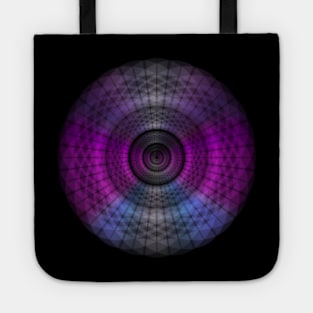 Magical Colour Spiral Pink Tote