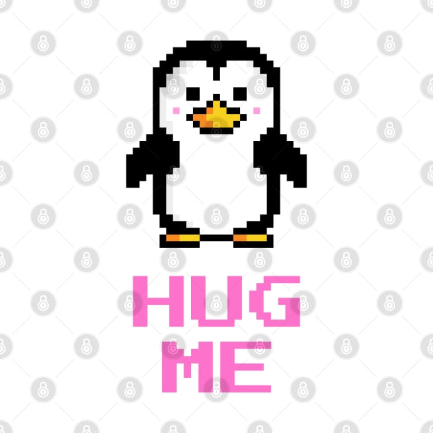 Hug Me Penguin by Sugarpink Bubblegum Designs