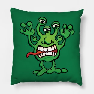 Cartoon Monster Alien Pillow