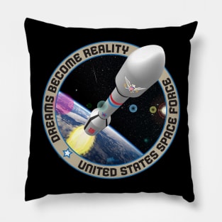 United States Space Force Dreams Pillow