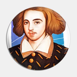 English Playwright Christopher Marlowe illustration Pin