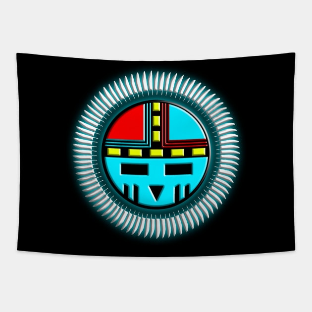 HOPI SUN 2 Tapestry by GardenOfNightmares