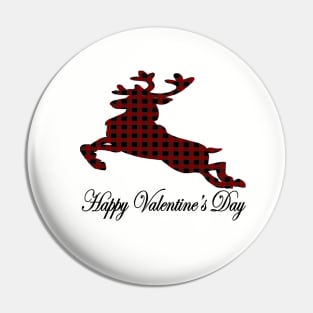 Happy Valentines Day Fawn  Love Costume Pin